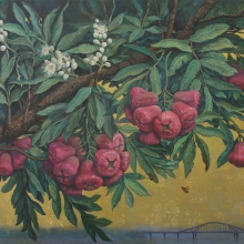 深紅與金-大美無言藝術空間